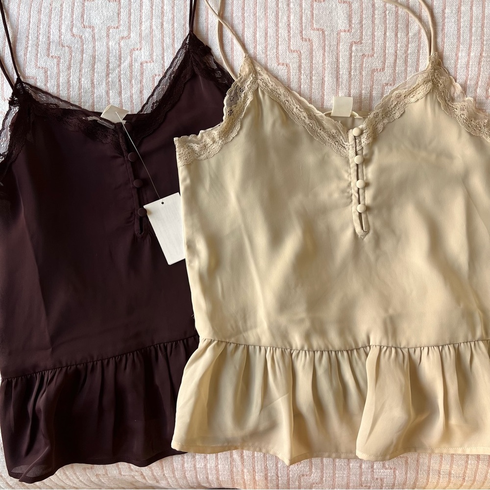 H&M Lace Cami Tanks